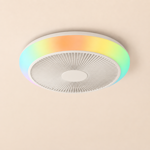 Aria | Ventilateur de Plafond 45cm Sans Pales LED RGB