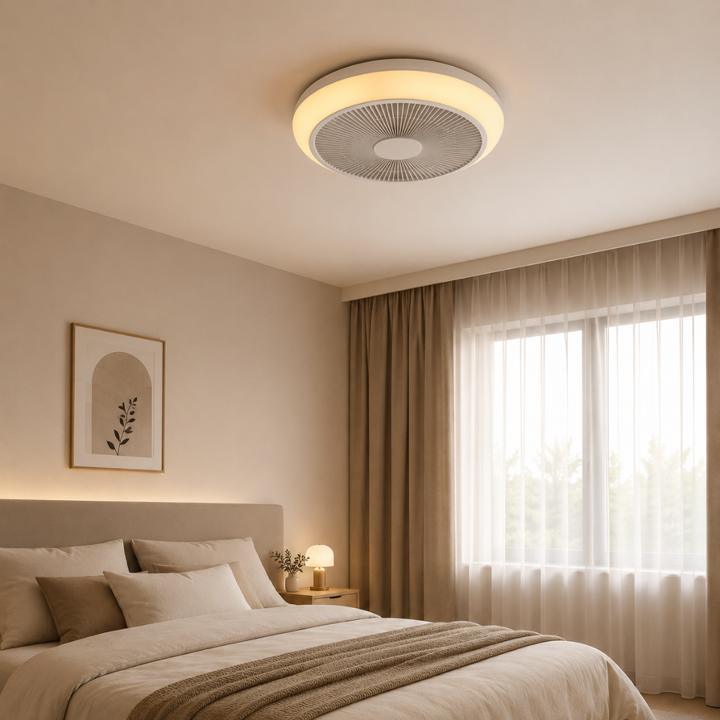Aria | Ventilateur de Plafond 45cm Sans Pales LED RGB